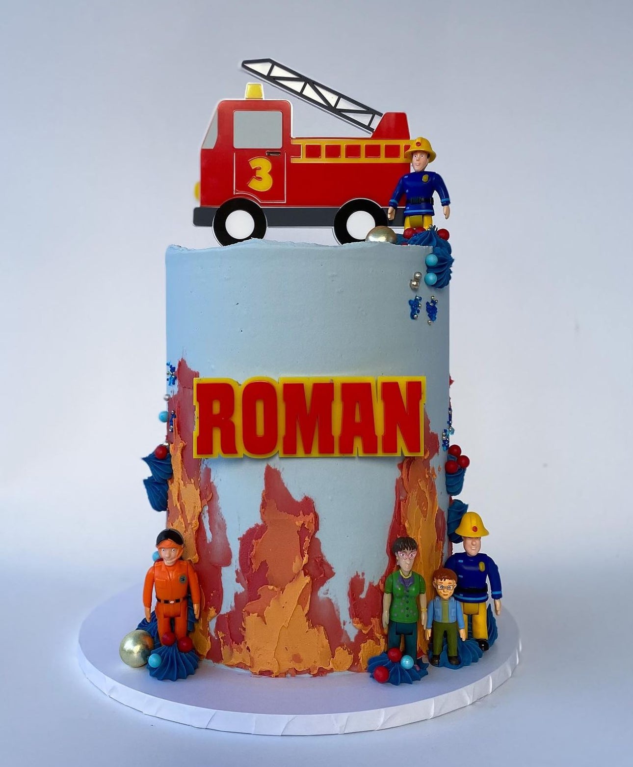 Fire Engine Cake Topper