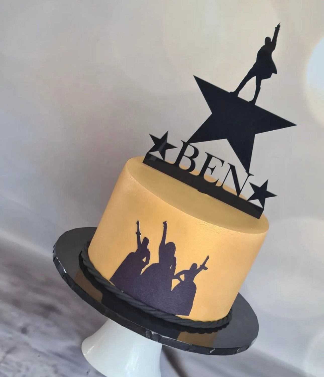 Hamilton Cake Topper