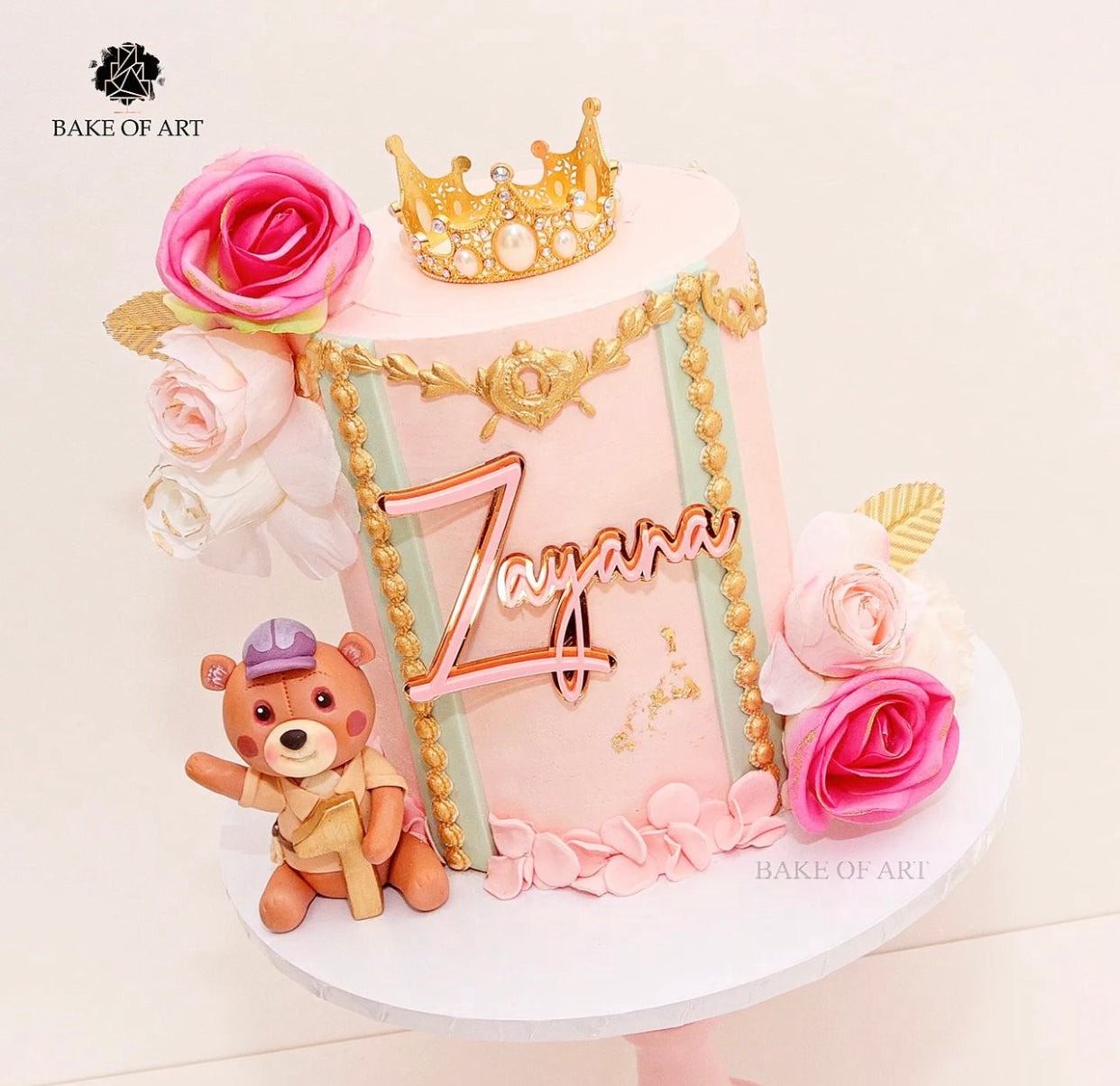 Double Layer Acrylic Cake Charm