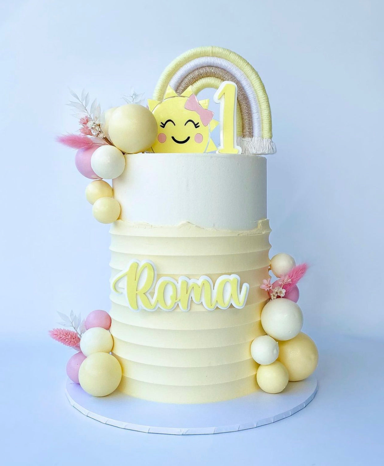 Double Layer Acrylic Cake Charm
